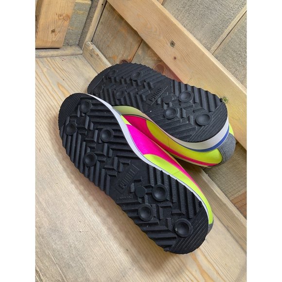 Us9 Puma Roma Amor Logo Yellow/Pink 372113-02 Womens EU40 - Picture 8 of 9